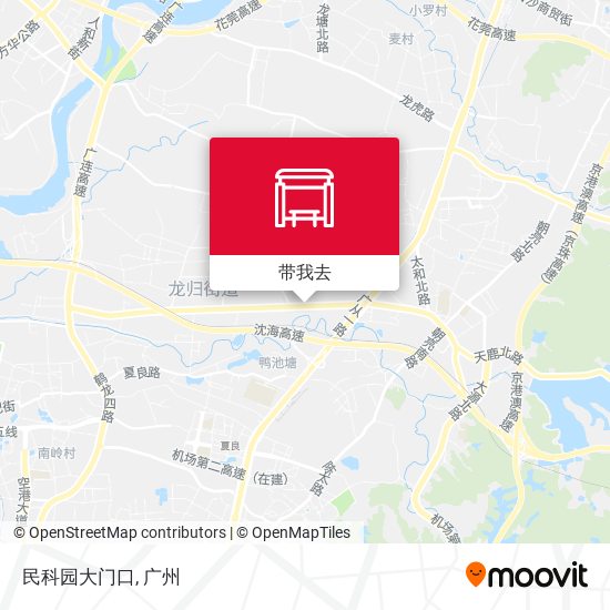 民科园大门口地图