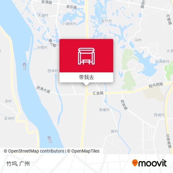 竹坞地图