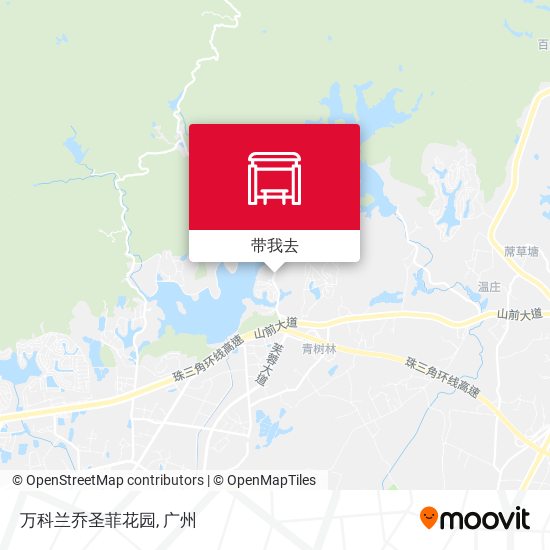 万科兰乔圣菲花园地图