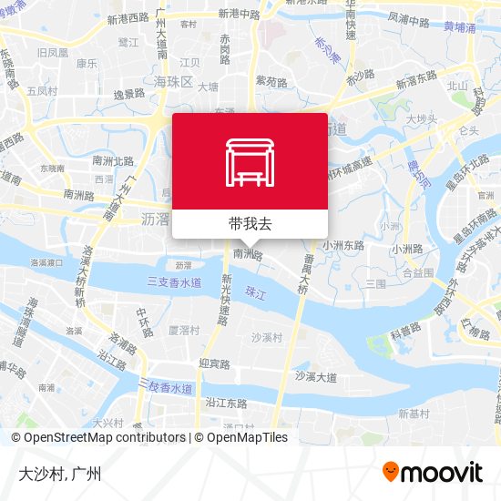 大沙村地图