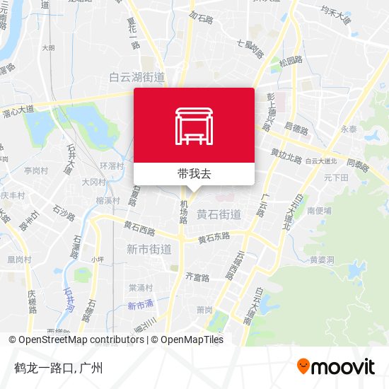 鹤龙一路口地图