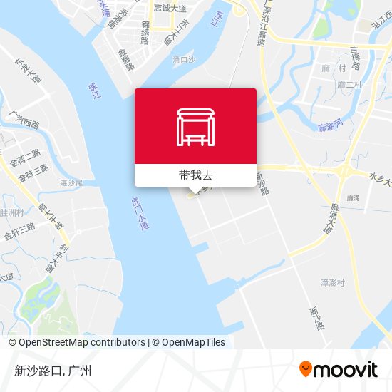新沙路口地图