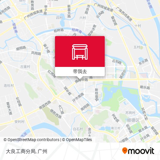 大良工商分局地图