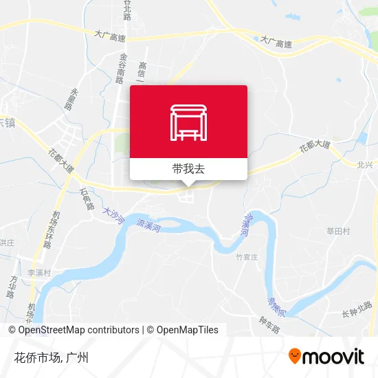 花侨市场地图