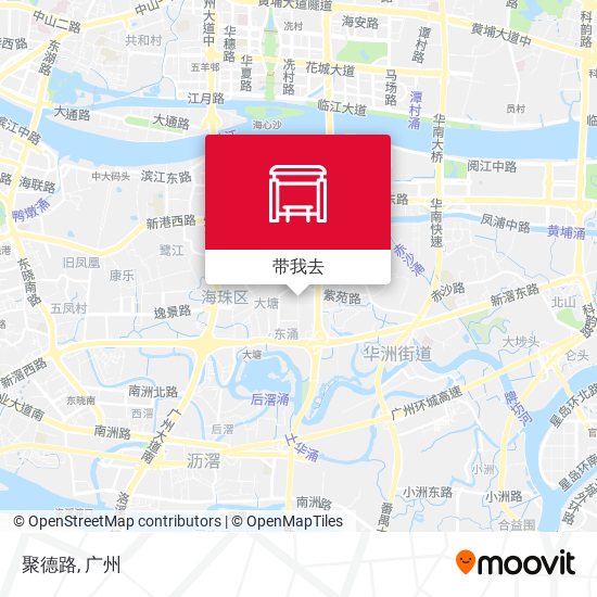 聚德路地图