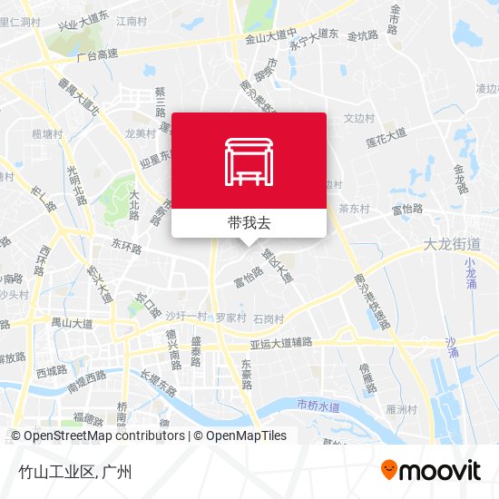 竹山工业区地图
