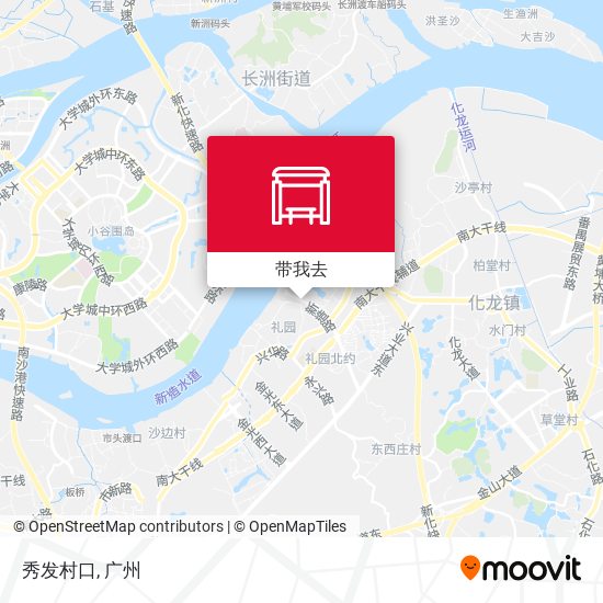秀发村口地图