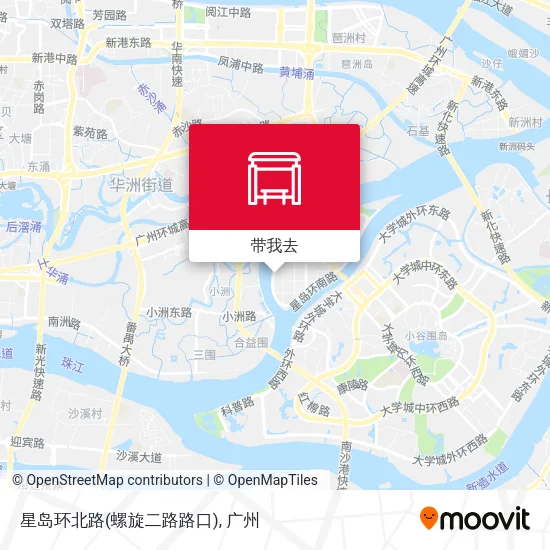 星岛环北路(螺旋二路路口)地图