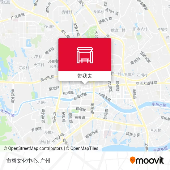 市桥文化中心地图