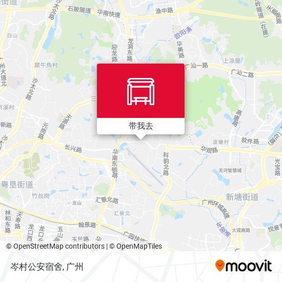 岑村公安宿舍地图