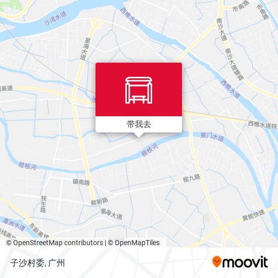 子沙村委地图