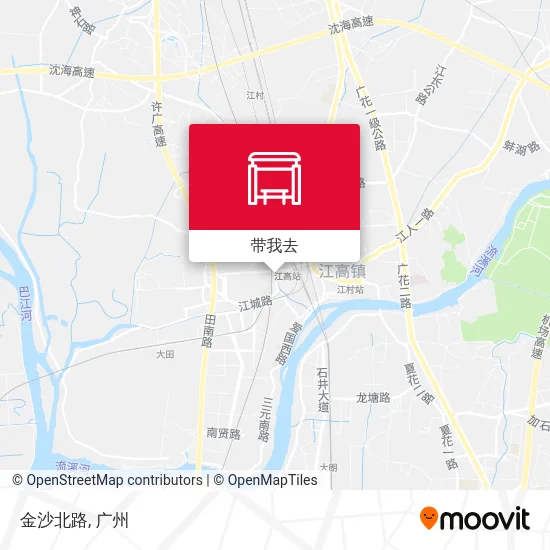 金沙北路地图
