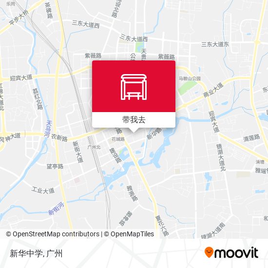 新华中学地图