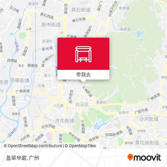 盈翠华庭地图