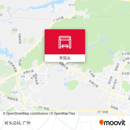 岭头总站地图