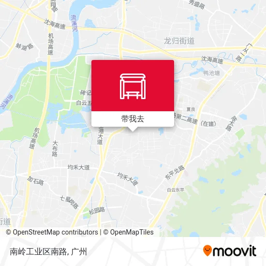 南岭工业区南路地图