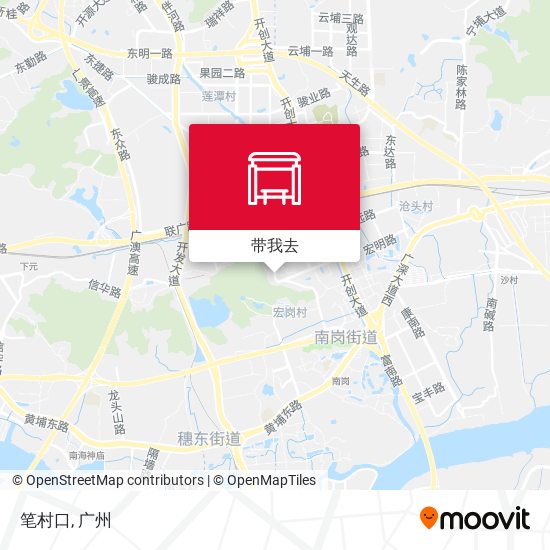 笔村口地图