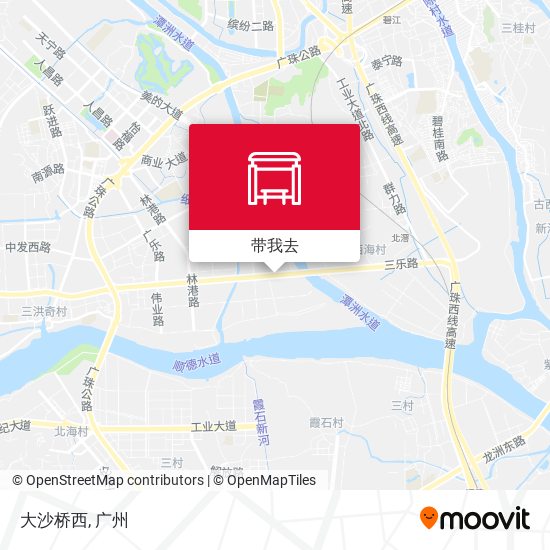 大沙桥西地图