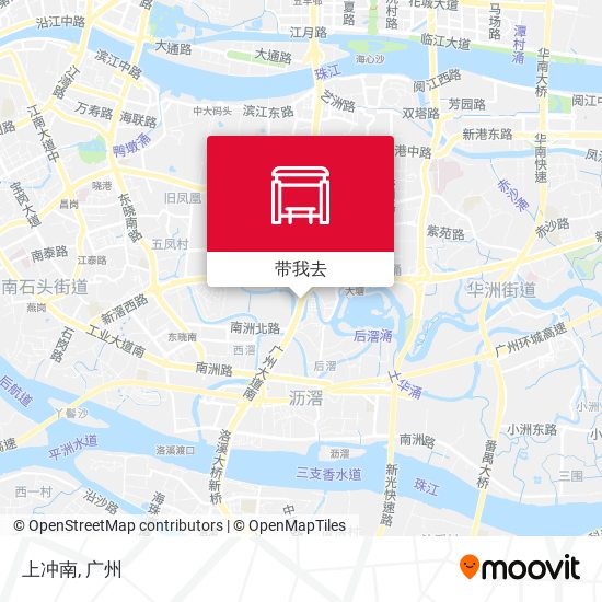 上冲南地图