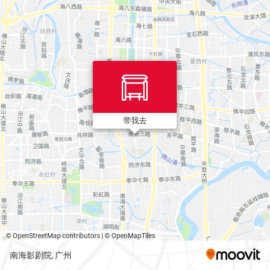 南海影剧院地图