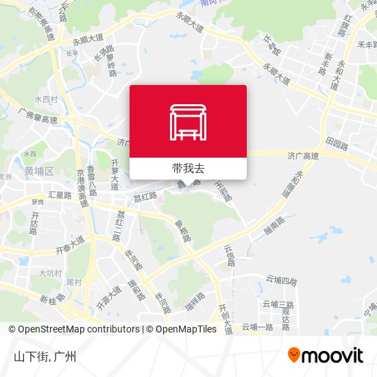 山下街地图