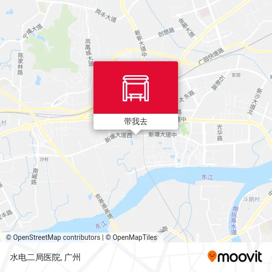 水电二局医院地图