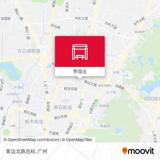 黄边北路总站地图