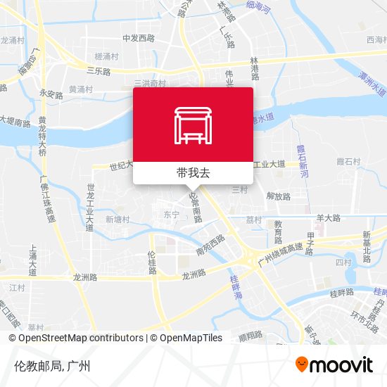 伦教邮局地图