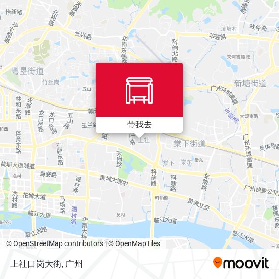 上社口岗大街地图