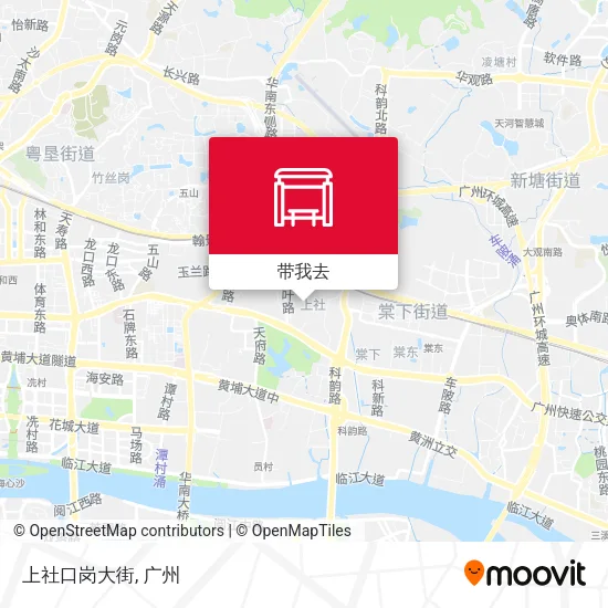 上社口岗大街地图