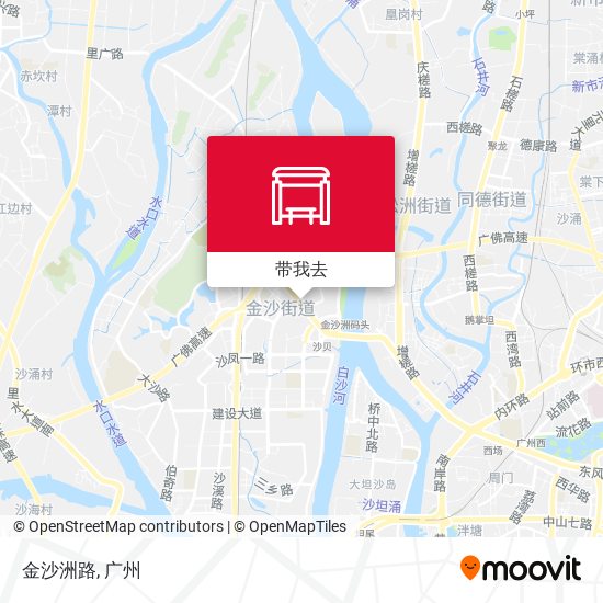 金沙洲路地图