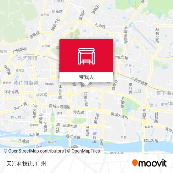 天河科技街地图