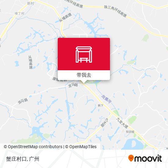 蟹庄村口地图