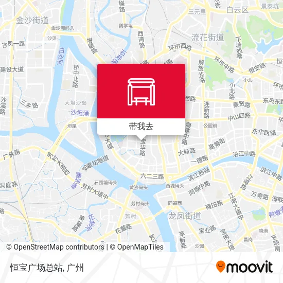 恒宝广场总站地图