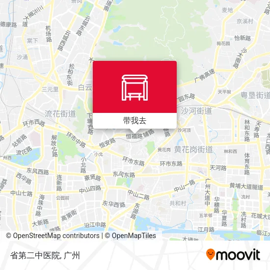 省第二中医院地图