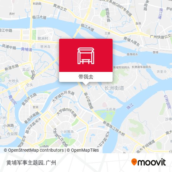 黄埔军事主题园地图