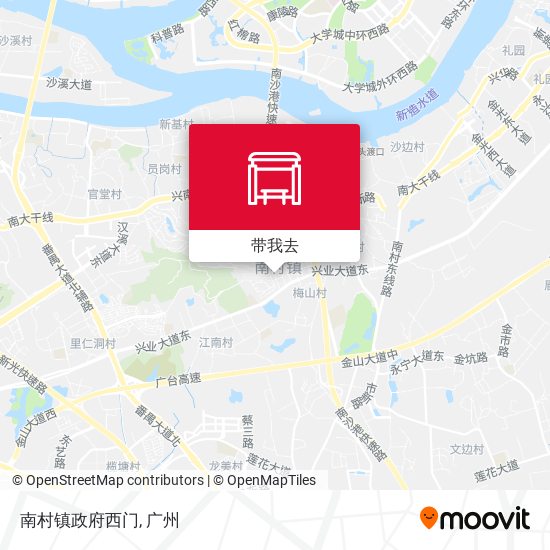 南村镇政府西门地图