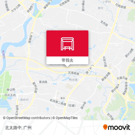 北太路中地图