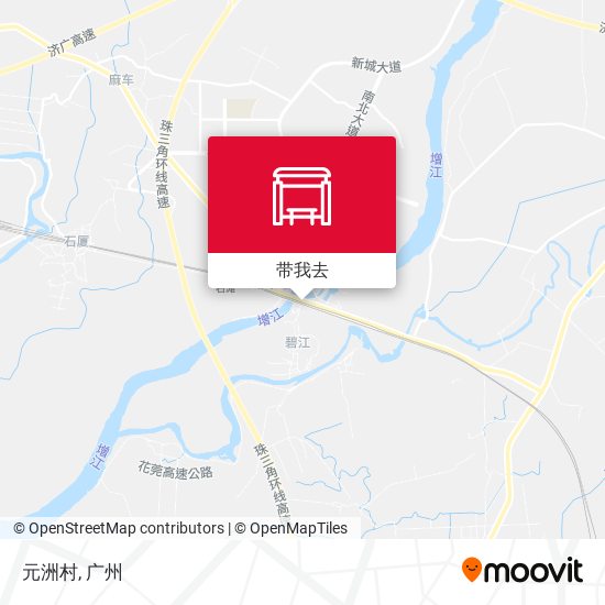 元洲村地图