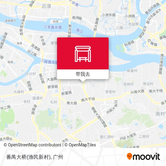番禺大桥(渔民新村)地图