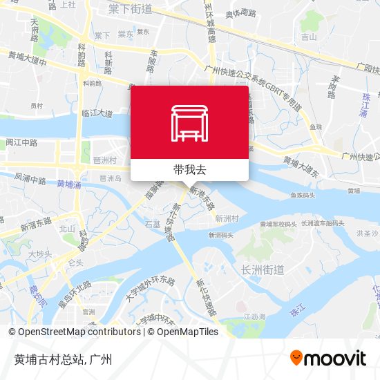 黄埔古村总站地图