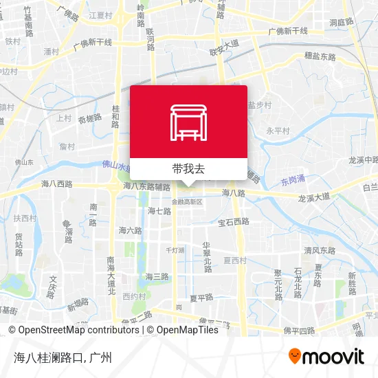 海八桂澜路口地图