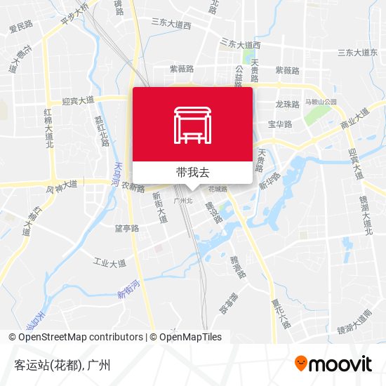 客运站(花都)地图