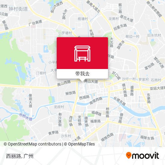 西丽路地图