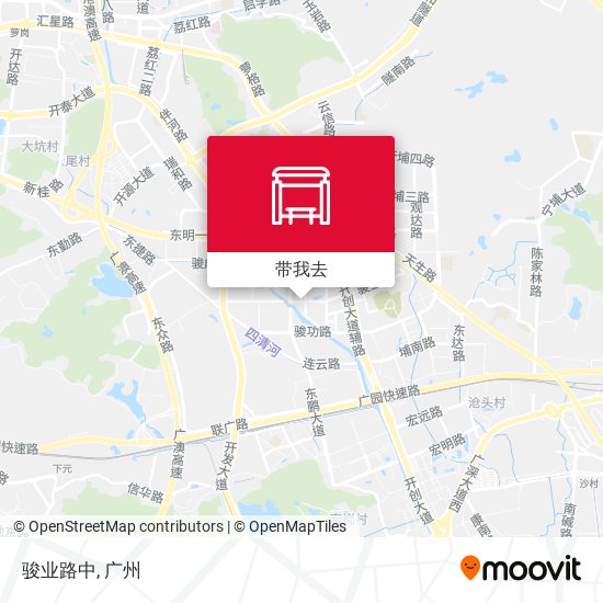 骏业路中地图