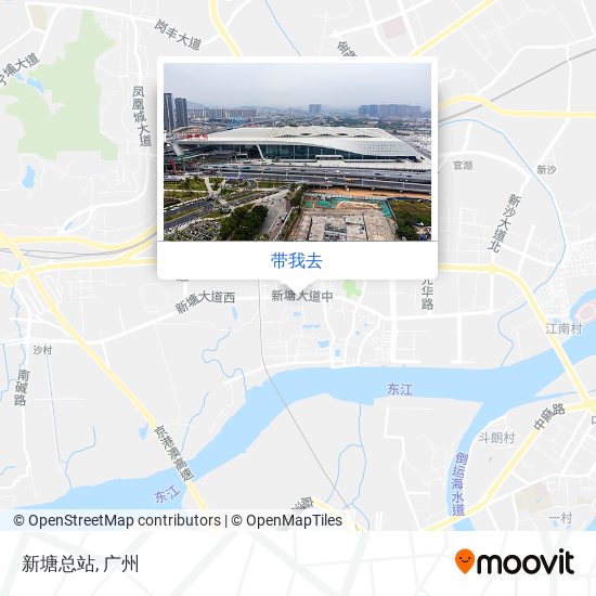 新塘总站地图