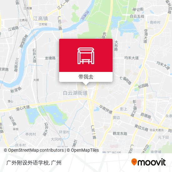 广外附设外语学校地图
