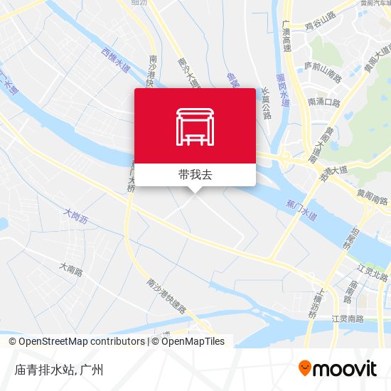 庙青排水站地图