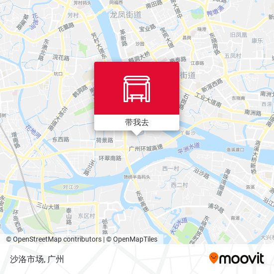 沙洛市场地图