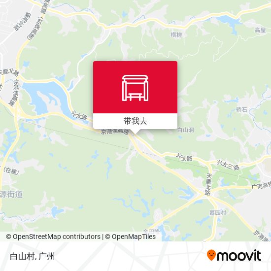 白山村地图